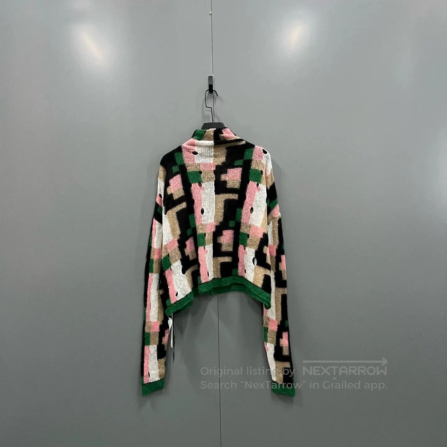 Loewe LOEWE Colorblock Geometric Knit Sweater. Size S / US 4 / IT 40 - 3 Thumbnail