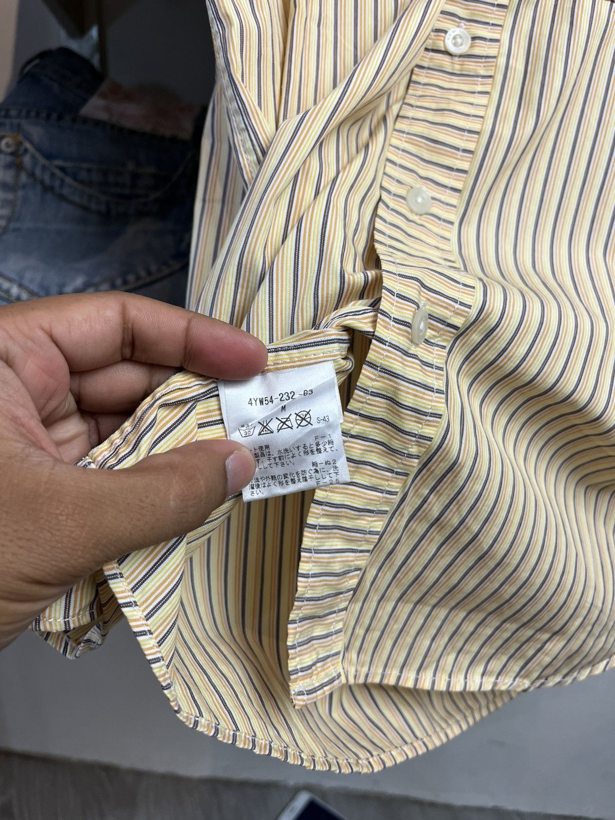 Ermenegildo Zegna Ermenegildo Zegna Striped Shirt Size US L / EU 52-54 / 3 - 4 Thumbnail