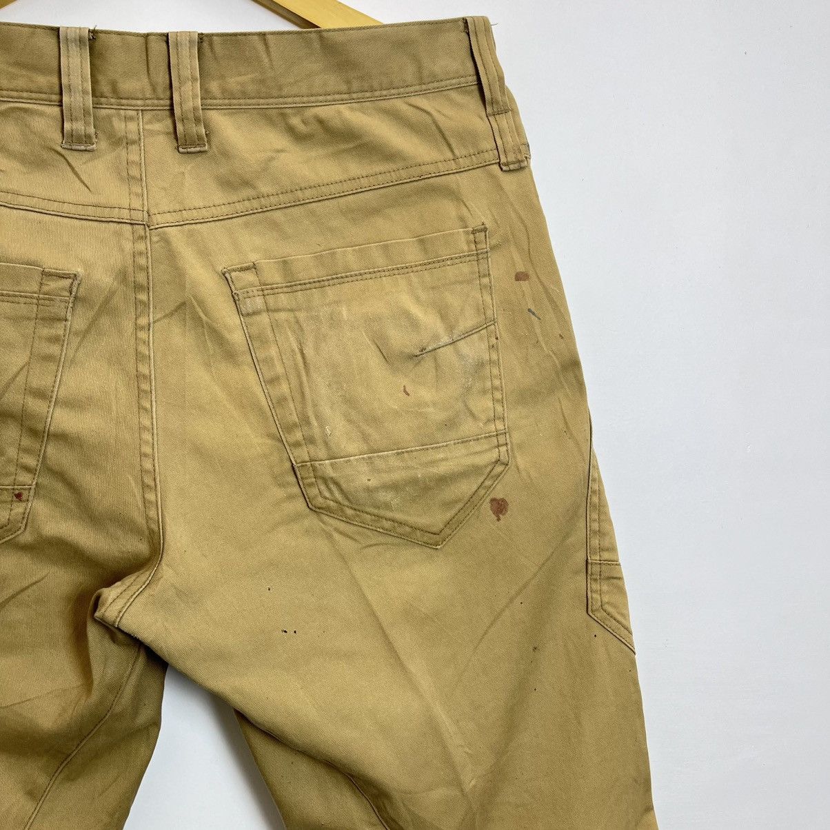 Japanese Brand Trashed Burtle Work Pants Distressed Japan Grunge Size US 31 - 14 Thumbnail