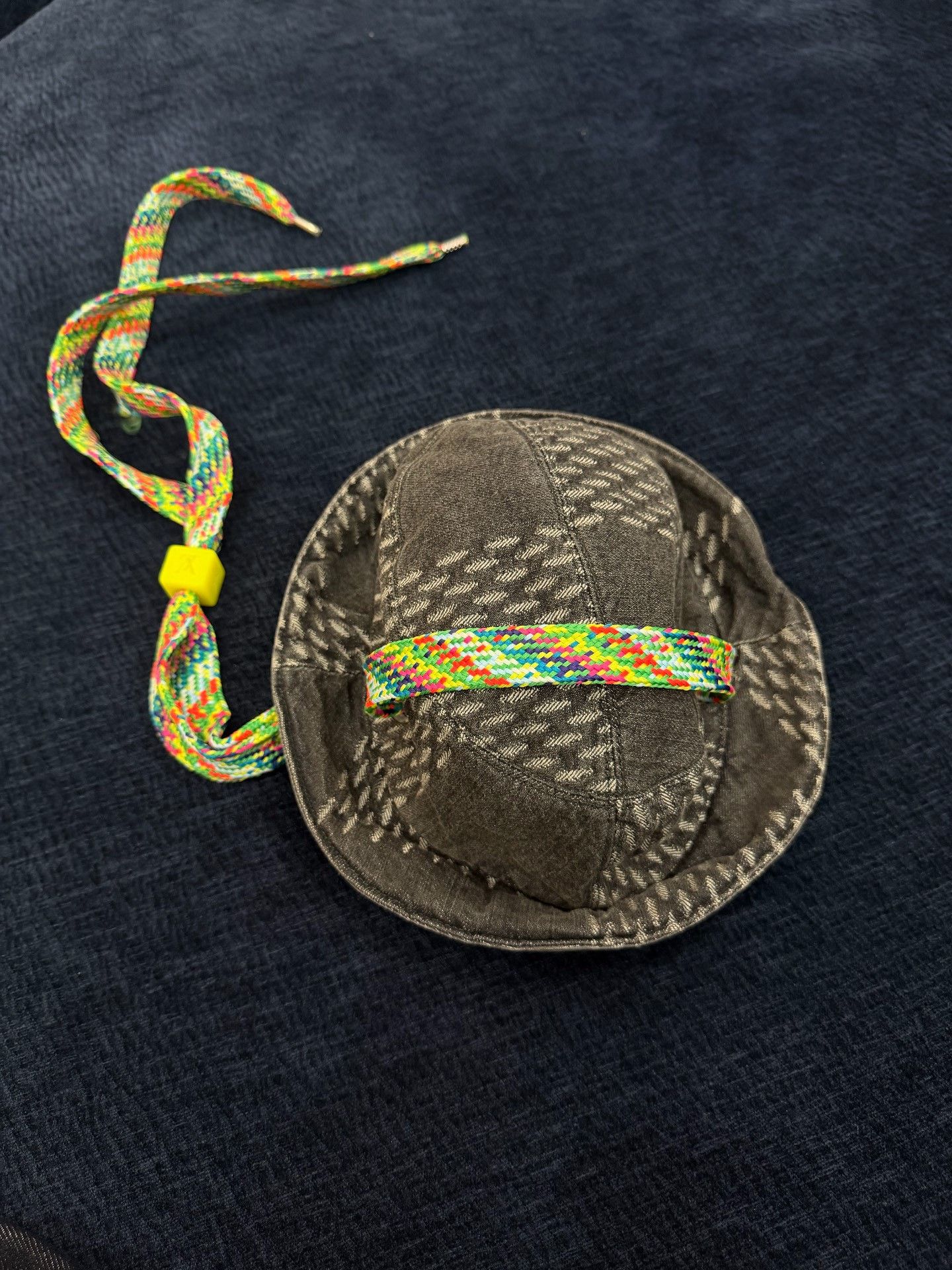 Louis Vuitton Louis Vuitton Black Bucket Hat with Rope Size ONE SIZE - 1 Thumbnail