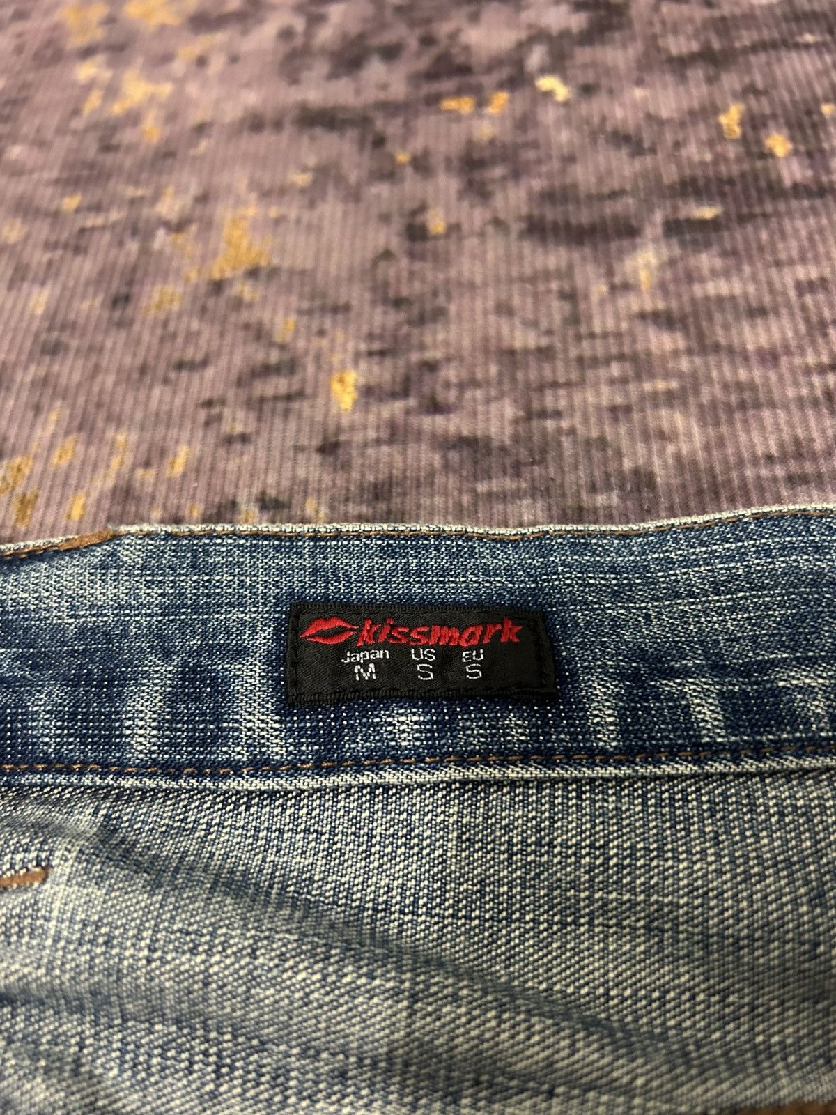 Japanese Brand Kissmark Japan 6 Pocket Rippert Jeans Size US 33 - 16 Thumbnail