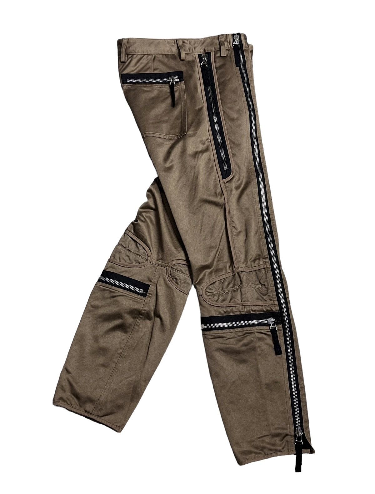 Dries Van Noten Dries Van Noten Multi-Zip Cotton Pants - Rare Archive Size US 28 / EU 44 - 3 Thumbnail