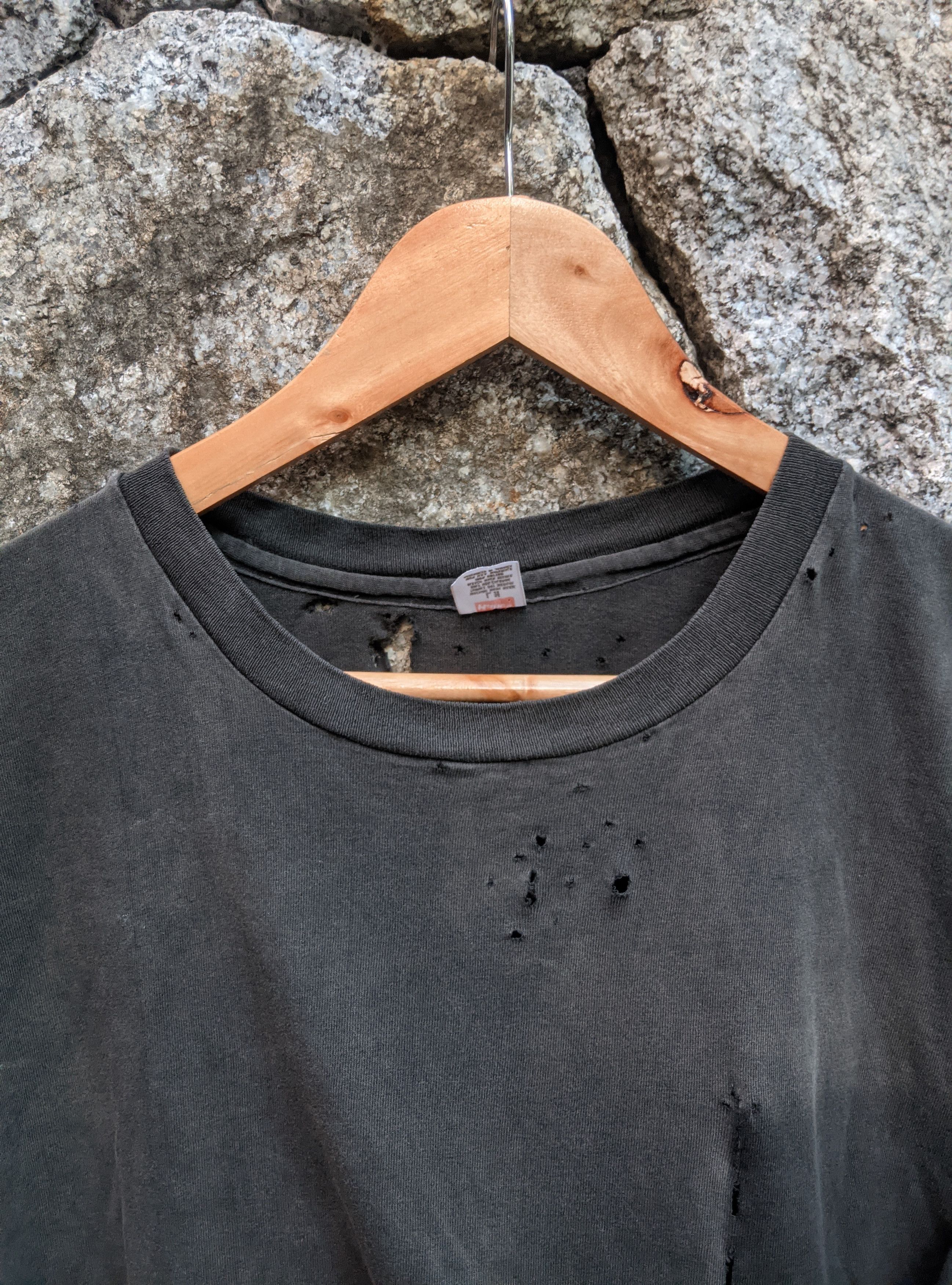 Vintage Vintage 80s thrashed sun fade distressed blank erd grunge Size US L / EU 52-54 / 3 - 3 Thumbnail