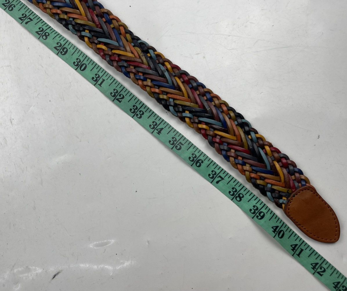 Seditionaries super rare multicolour leather belt tc43 Size 36 - 8 Thumbnail