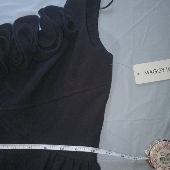 MAGGY LONDON Maggy London Rolled Rosettes Sheath Lined Event Cocktail Tex Size S / US 4 / IT 40 - 9 Thumbnail
