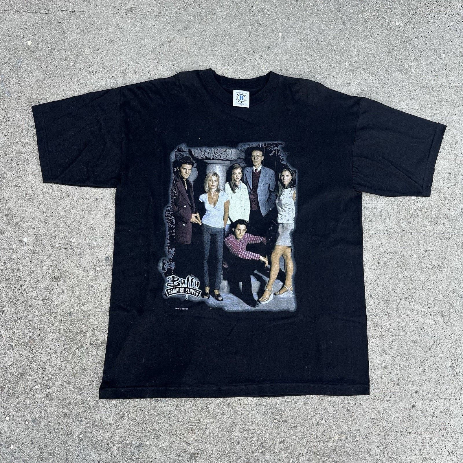 Vintage Vintage 1998 Buffy The Vampire Slayer Promo Tee Shirt XL Fox Size US XL / EU 56 / 4 - 2 Thumbnail