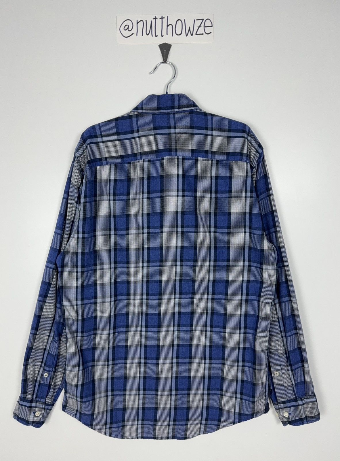 Polo Ralph Lauren Tommy Hilfiger Hounds Tooth Plaid Checkered Button Up Shirt Size US M / EU 48-50 / 2 - 2 Thumbnail