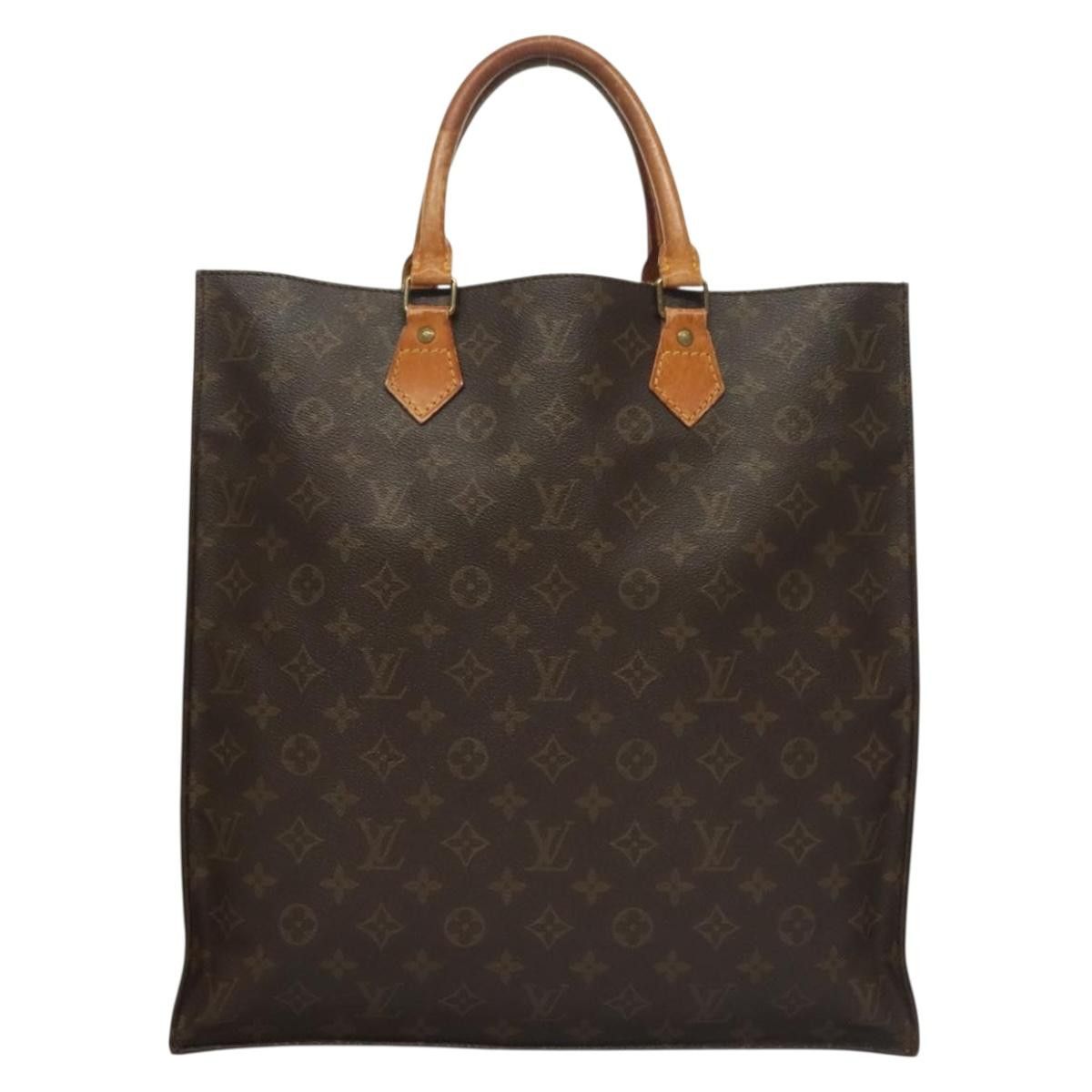 Louis Vuitton LOUIS VUITTON Monogram Sac Plat Hand Bag M51140 Size ONE SIZE - 13 Thumbnail