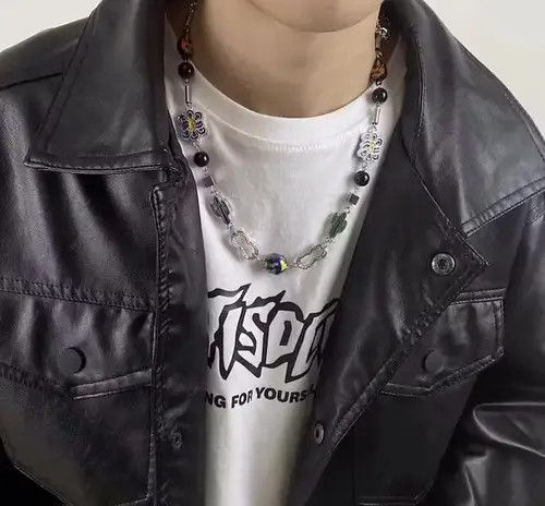 Other Retro punk cactus the planet chain necklace aesthetic Size ONE SIZE - 3 Thumbnail