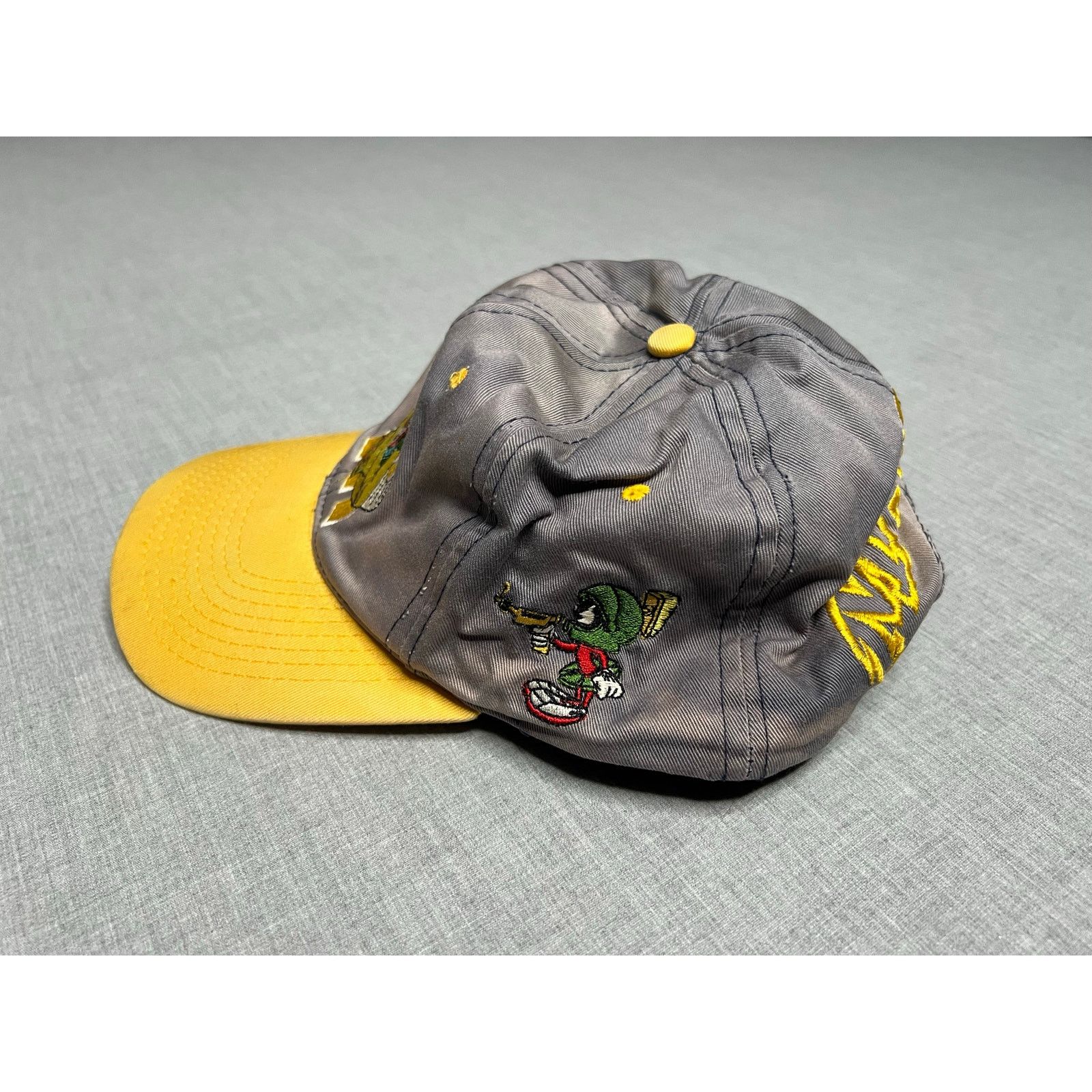 Vintage Vintage 1993 Marvin The Martian Looney Tunes Snapback Hat Size ONE SIZE - 3 Thumbnail