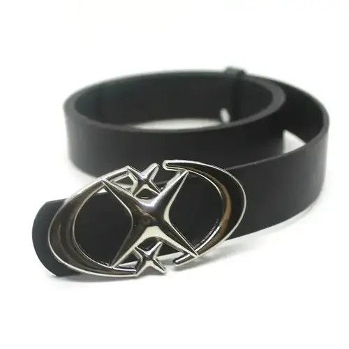 VIBE Star Buckle Belt Design Gothic Size 42 - 1 Thumbnail