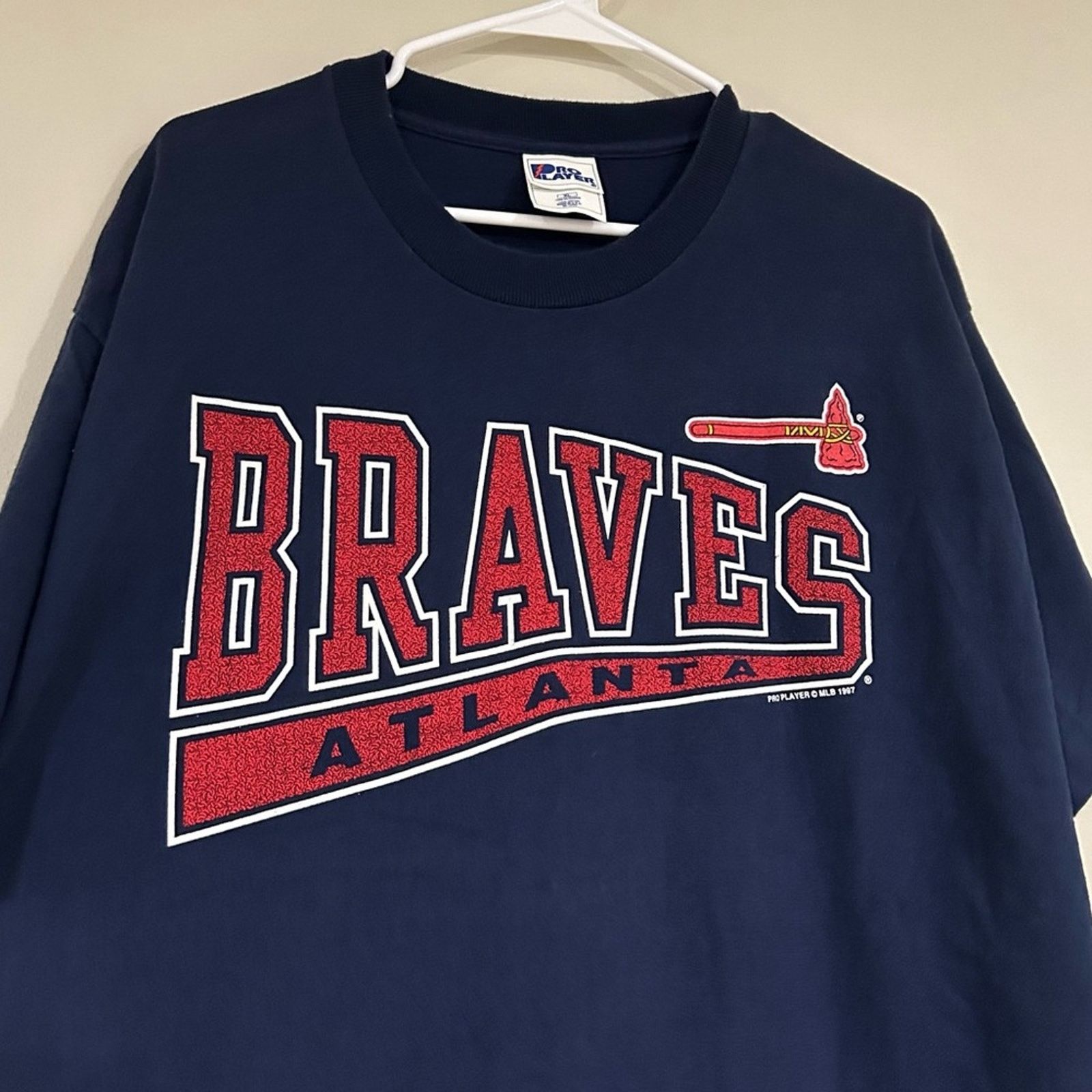 Pro Player Vintage 1997 Atlanta Braves Baseball Shirt Size US XL / EU 56 / 4 - 2 Thumbnail