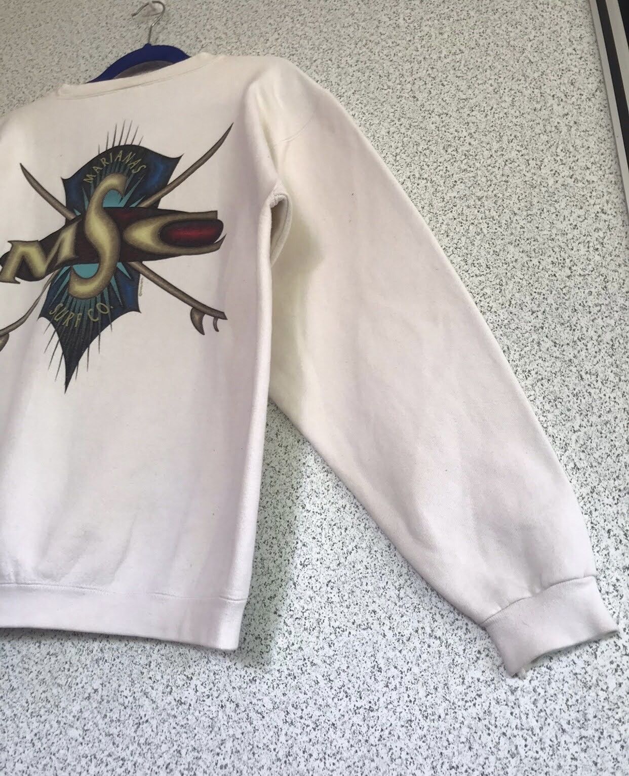 Vintage STEAL💥 VTG Crazy Shirt Marianas Surf Co. sweatshirt Size S / US 4 / IT 40 - 6 Thumbnail