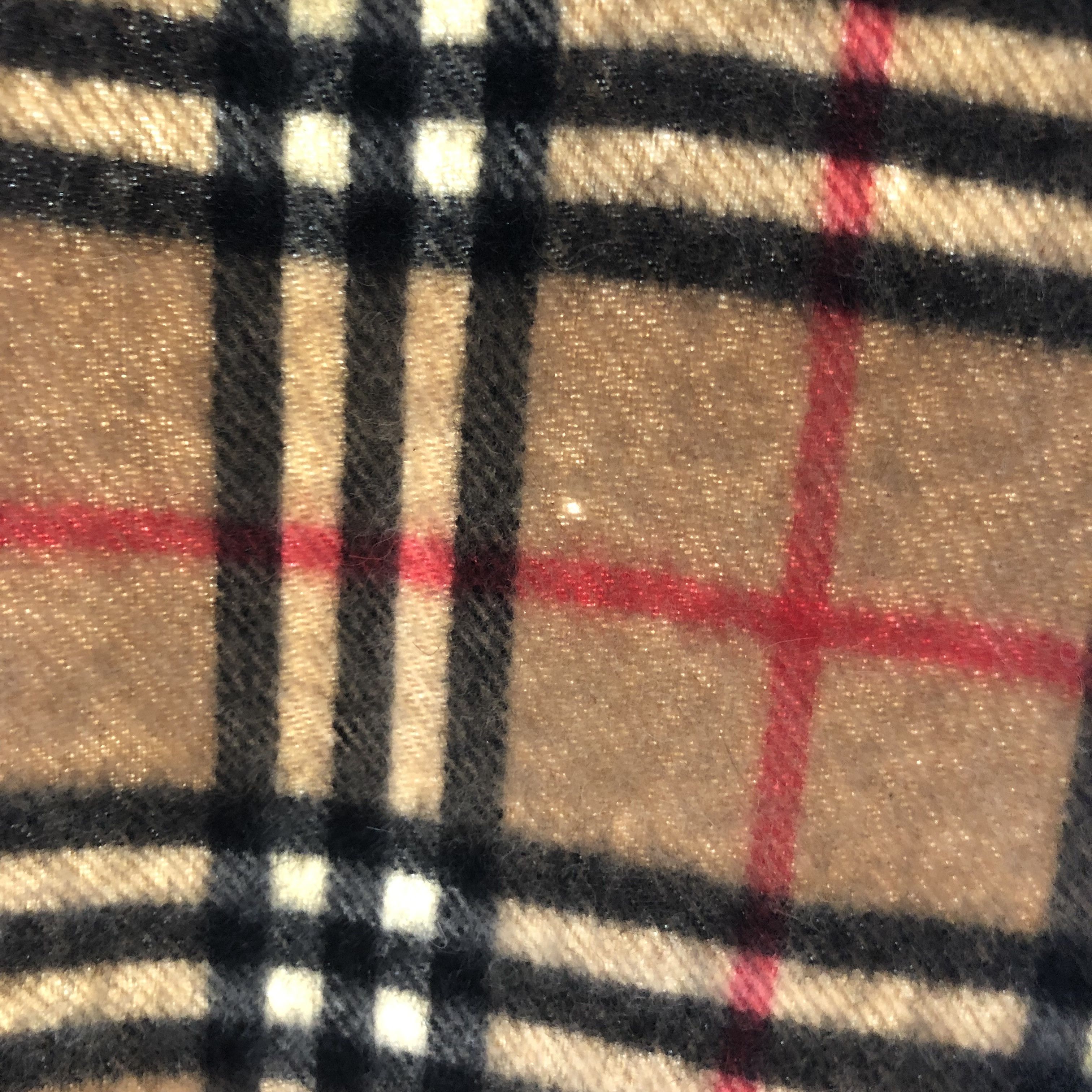Burberry Burberrys Tan Nova Check Cashmere Scarf Muffler V1514 Size ONE SIZE - 10 Thumbnail