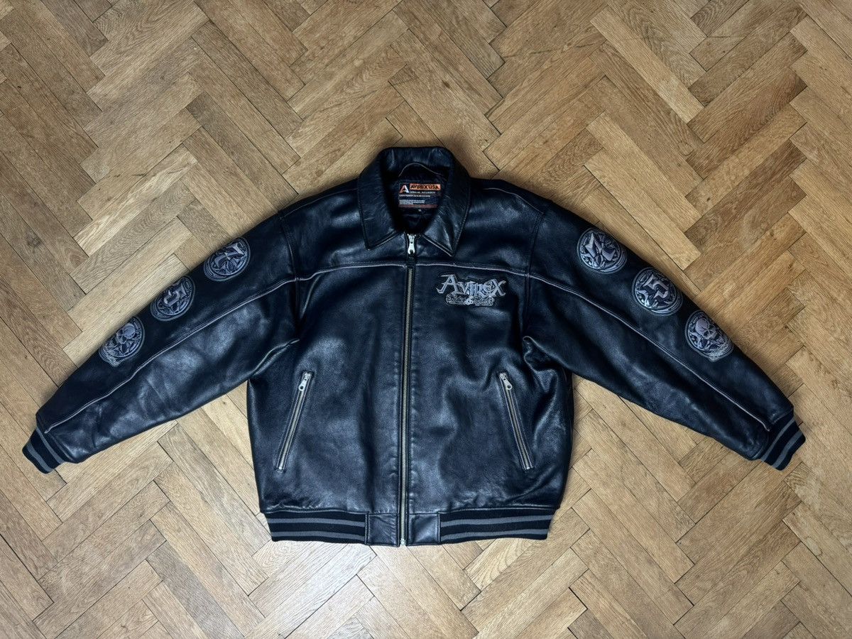 Avirex Vintage Avirex Rides & Rims Leather Jacket XL Size US XL / EU 56 / 4 - 1 Thumbnail