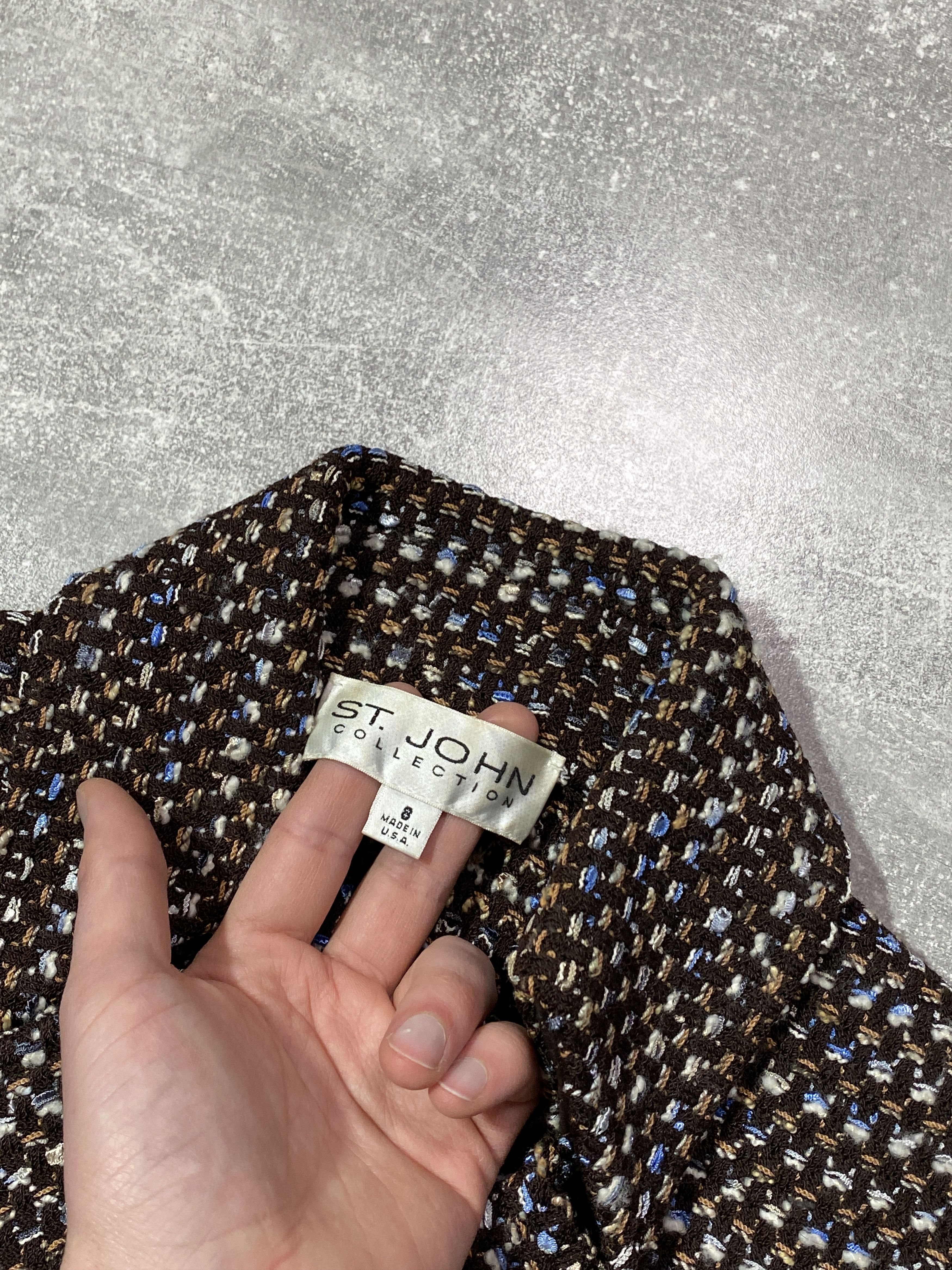 St. John Vintage Rare St. John Brown Blazer Size M / US 6-8 / IT 42-44 - 8 Thumbnail