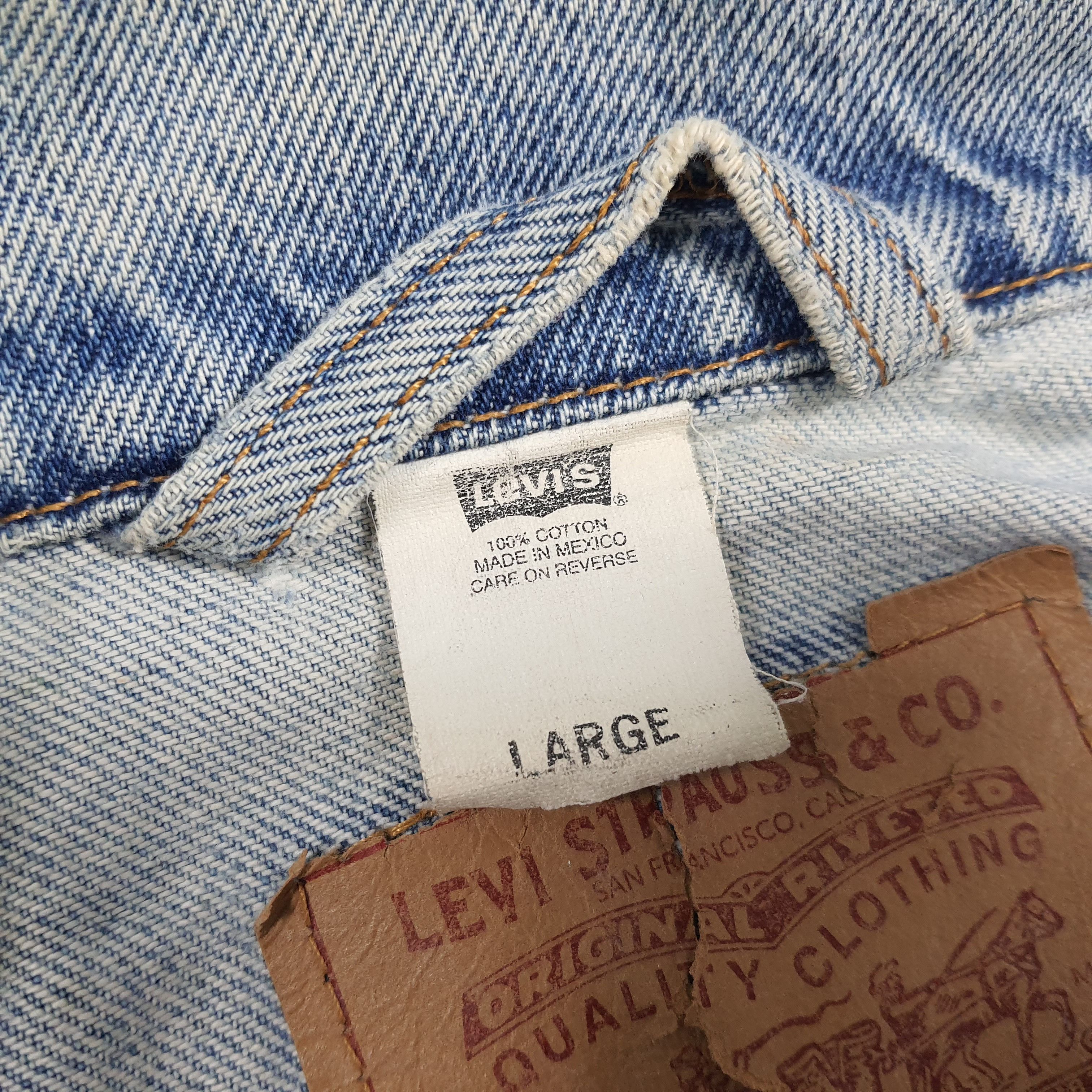 Levi's Vintage 90s Levi’s Denim Jacket Custom Jamiroquai C281N5 Size US L / EU 52-54 / 3 - 8 Thumbnail
