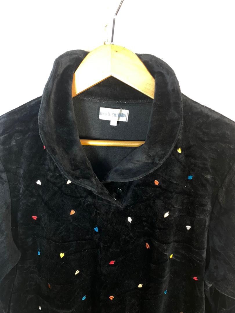 Japanese Brand × Junko Shimada Junko shimada velvet blouse shirt Size L / US 10 / IT 46 - 3 Thumbnail
