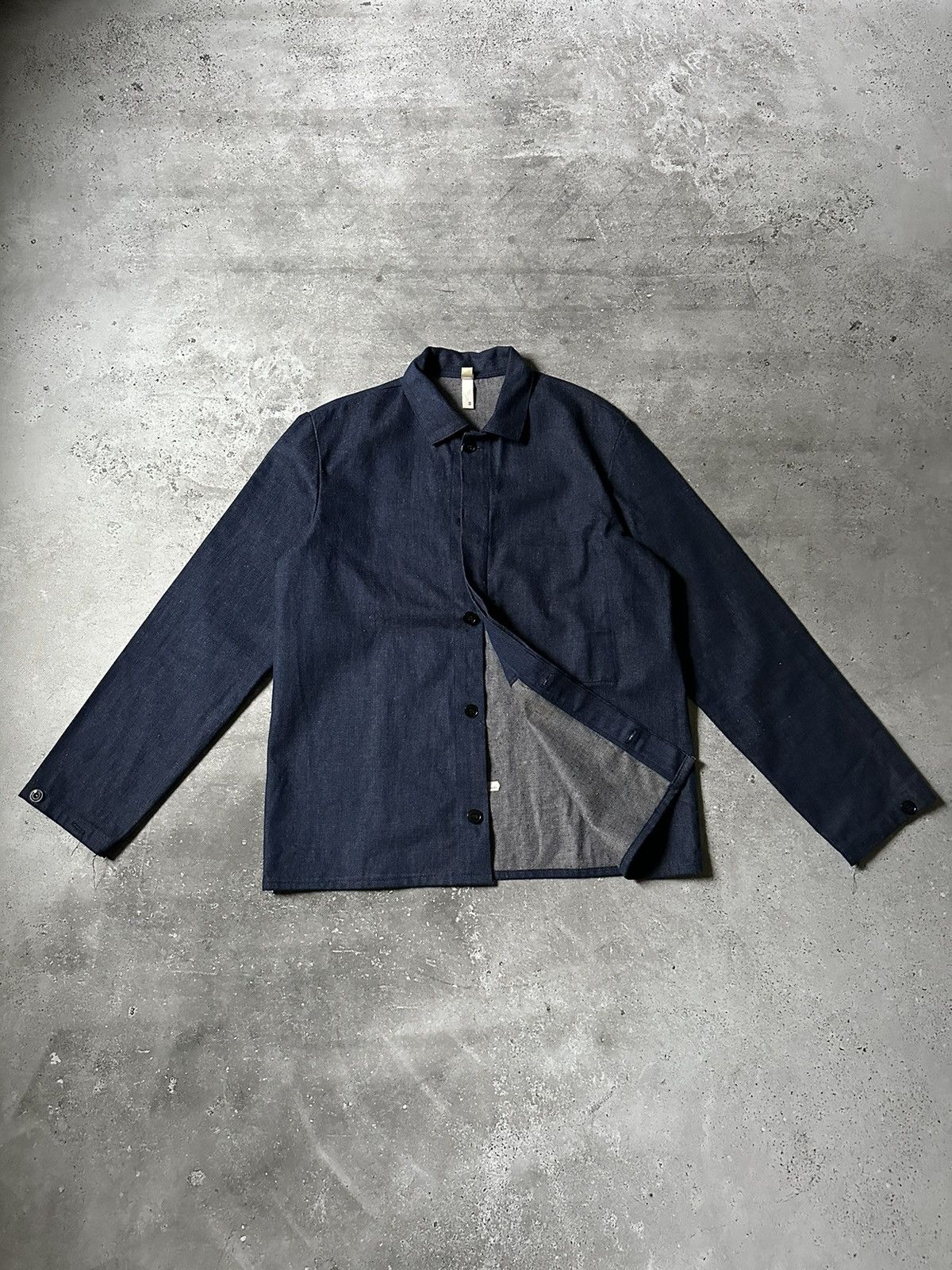 Vintage 1970s Deadstock French Workwear Denim Chore Jacket | Grailed