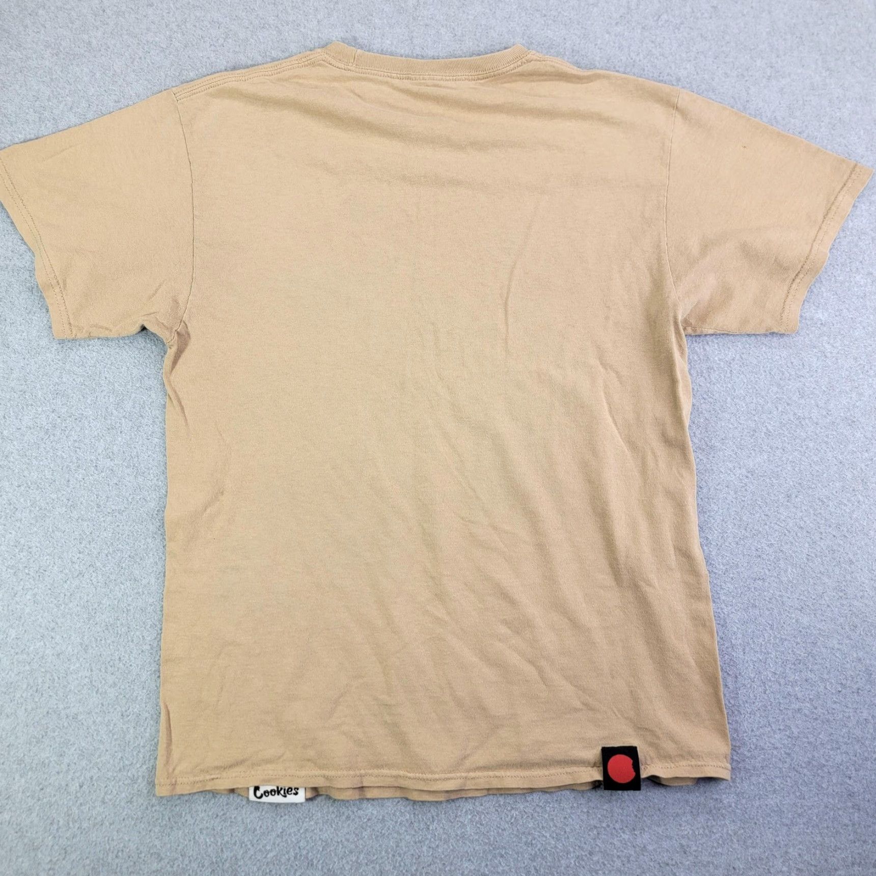 Vintage Cookies Shirt Mens M Beige Camo Box Logo Graphic Streetwear Cotton Tee Size US M / EU 48-50 / 2 - 6 Thumbnail