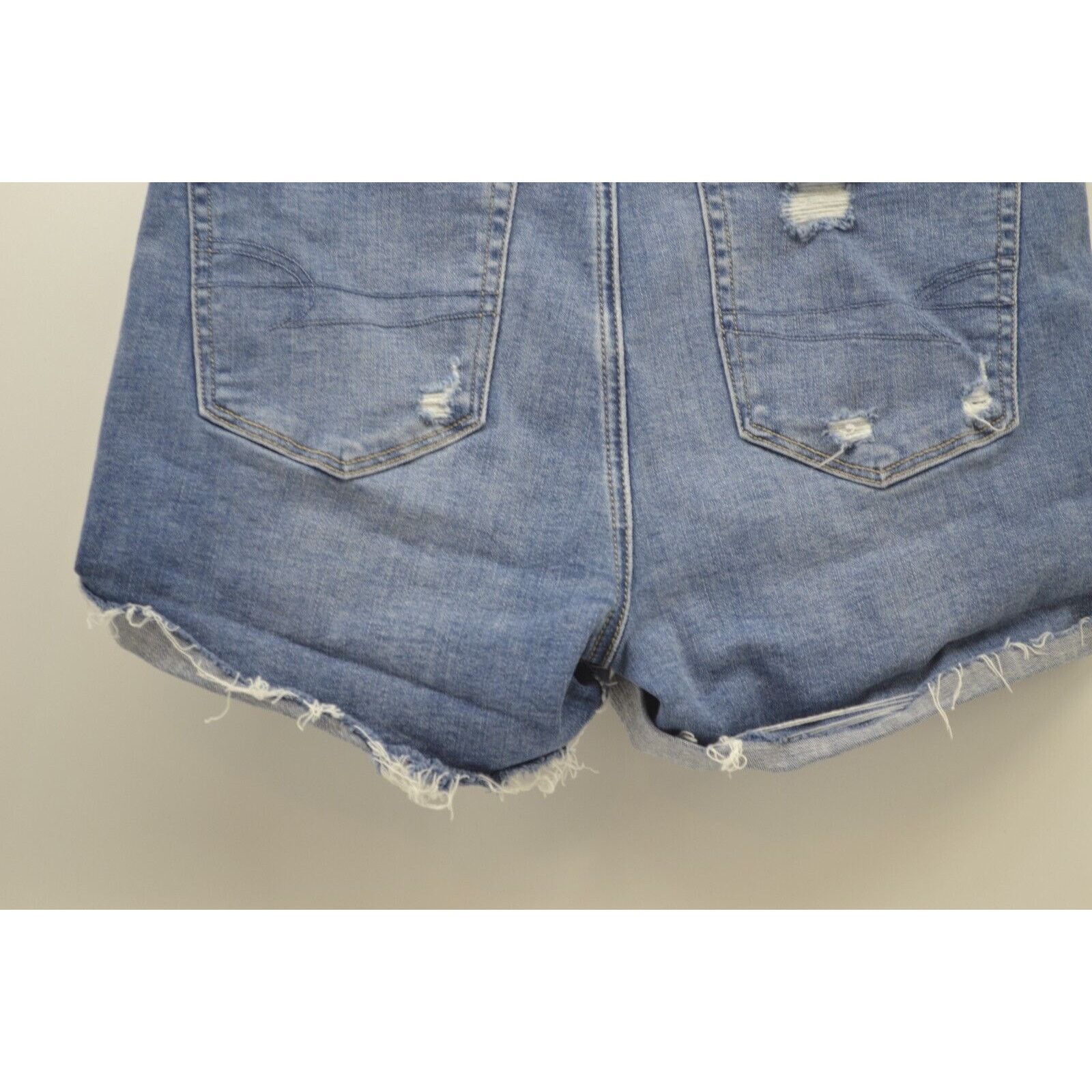 American Eagle Outfitters American Eagle Outtfiters Size 4 Blue Denim Short Cut offs Size 27" / US 4 / IT 40 - 10 Thumbnail