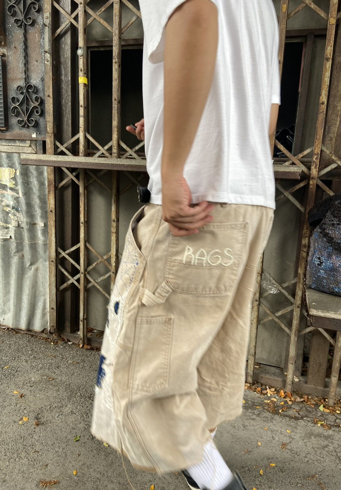 Japanese Brand Boro Patchwork Carhartt Carpenter Size US 36 / EU 52 - 9 Thumbnail