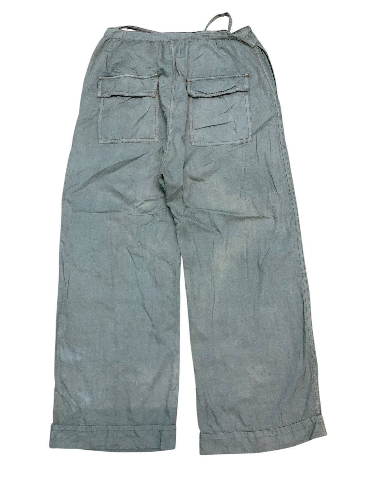 Issey Miyake × Japanese Brand 💥Vtg Issey Miyake Sunaokuwahara Sun Faded Baggy Pant Size US 31 - 3 Thumbnail