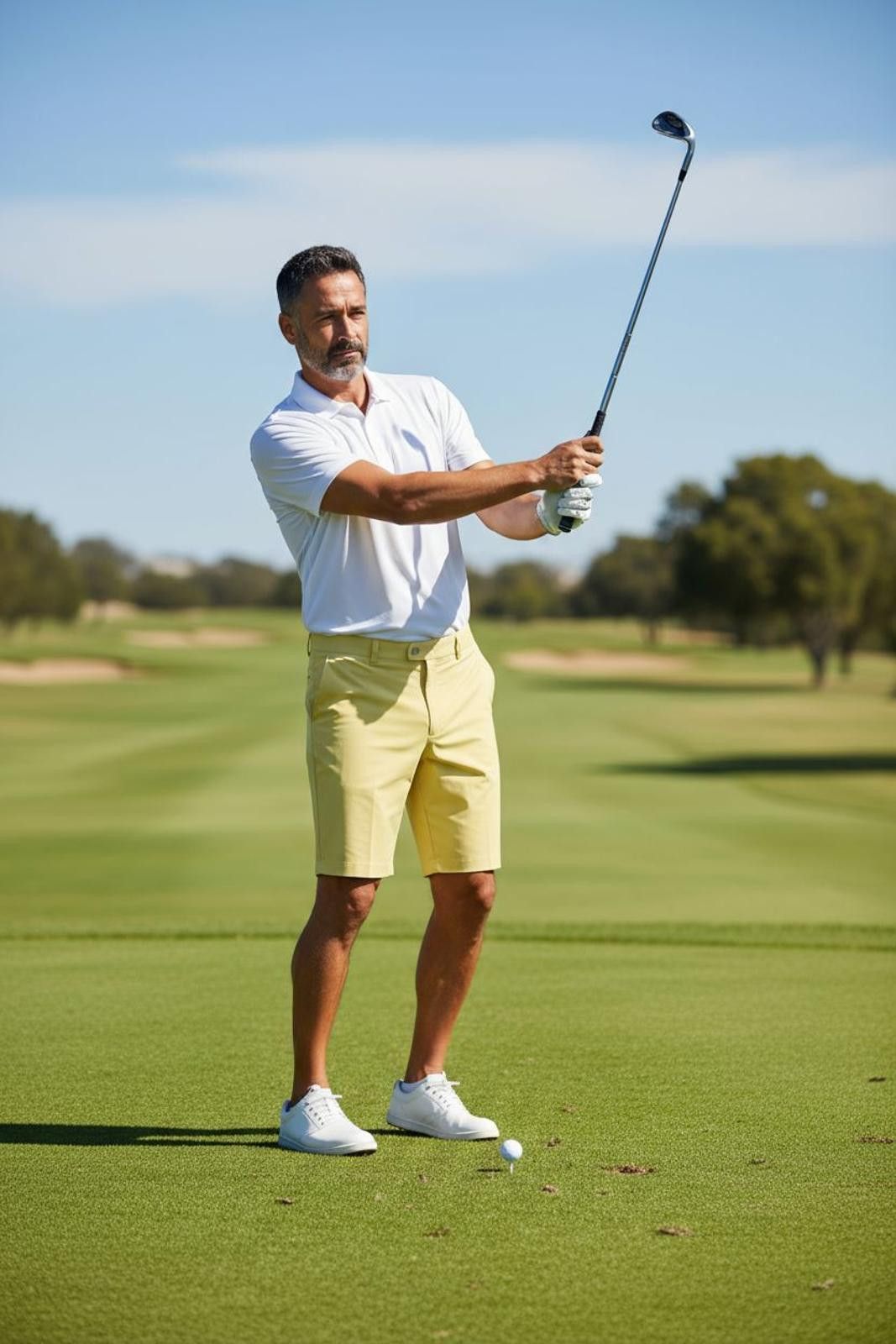 Other ProTour Men's Yellow Casual Golf Shorts Size US 32 / EU 48 - 2 Thumbnail