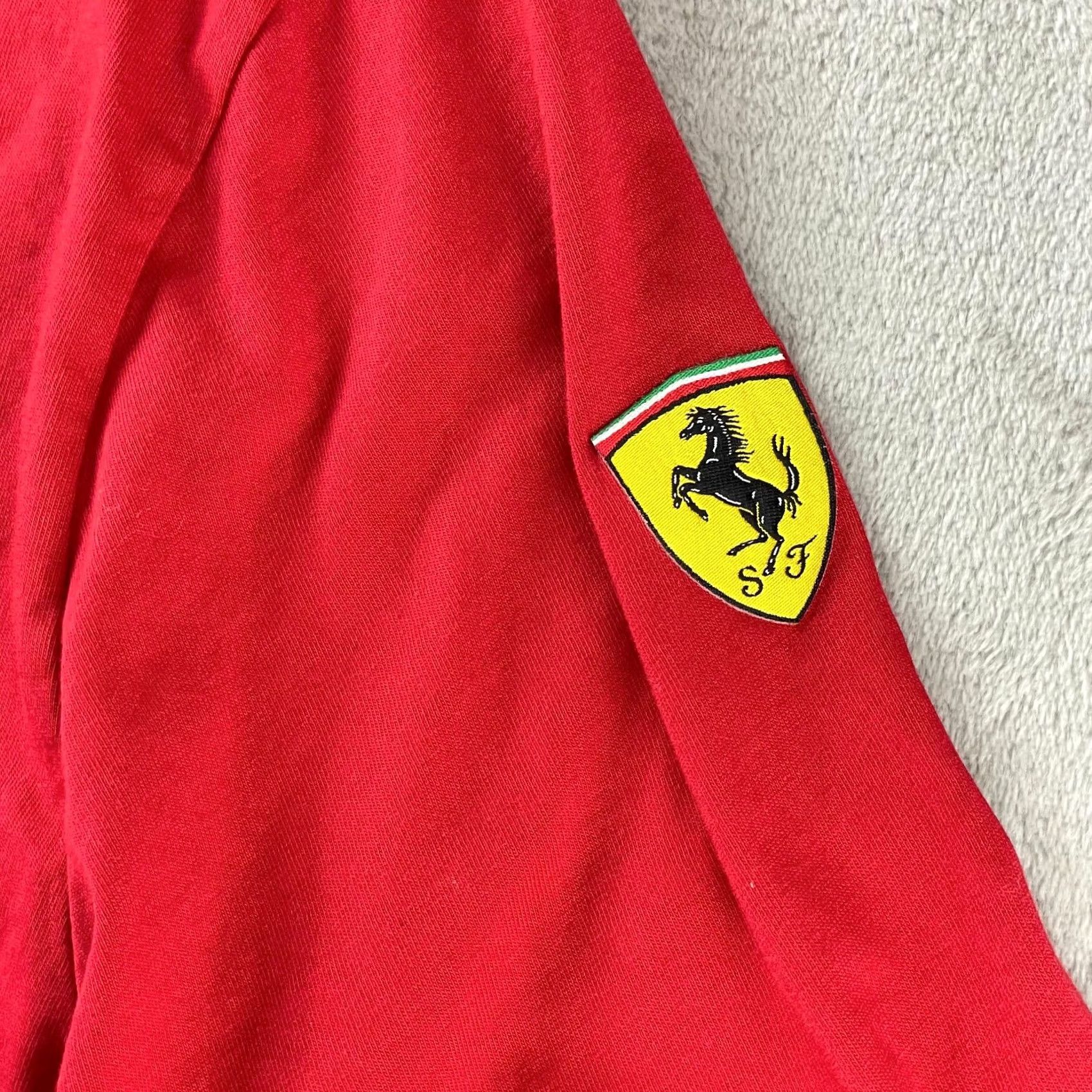 Puma Puma X Scuderia Ferrari T Shirt Men 2XL Rosso Corsa Big Shield Long Sleeve NWOT Size US XXL / EU 58 / 5 - 3 Thumbnail