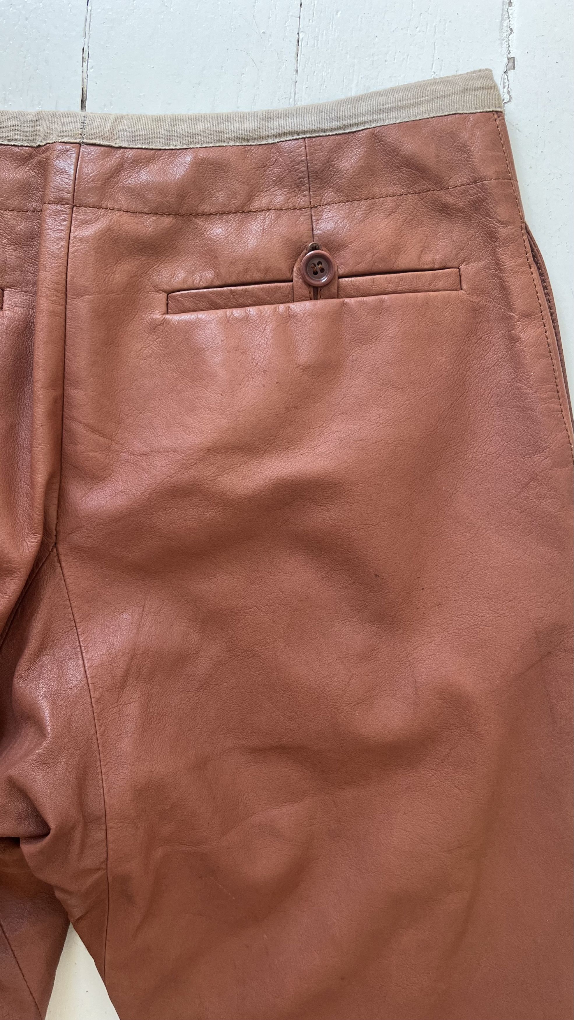 Carol Christian Poell Carol Christian Poell flared leather trousers size 44 men's Size US 28 / EU 44 - 7 Thumbnail