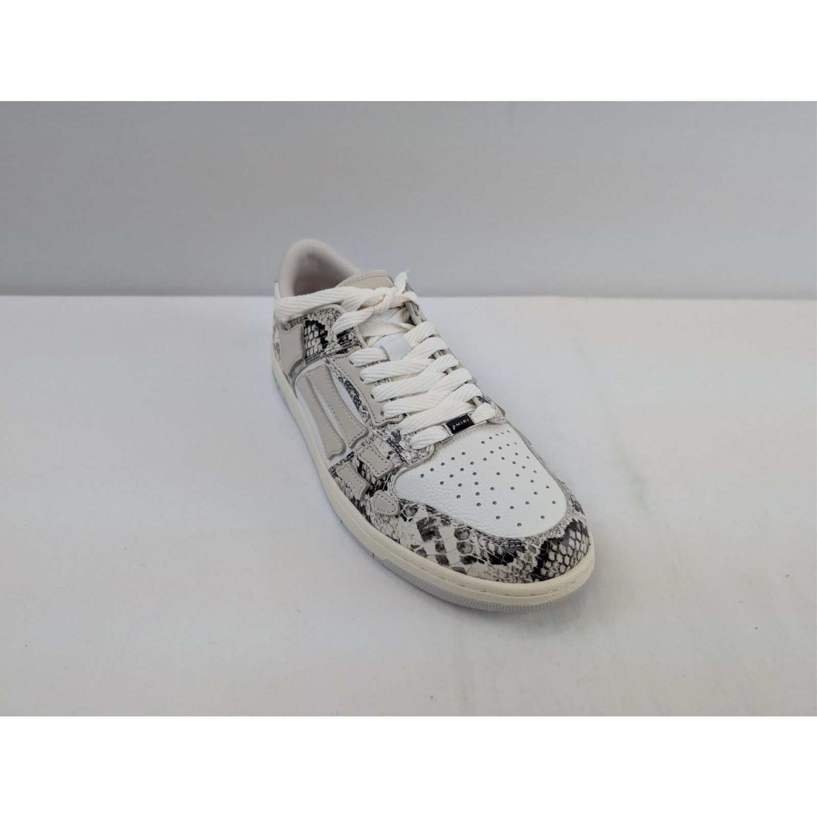 Amiri o1rshd1 Snake Skeleton Top Low Sneakers in Alabaster Size US 8 / EU 41 - 3 Thumbnail