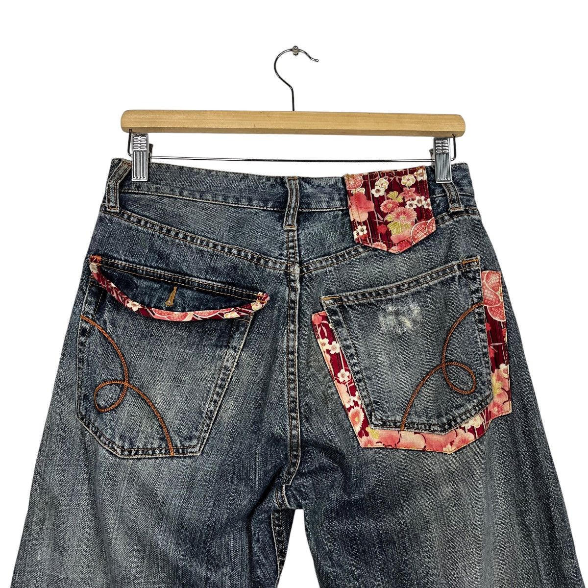 Japanese Brand Vintage Japanese Designer Distressed Denim Jeans Size 30" / US 8 / IT 44 - 8 Thumbnail