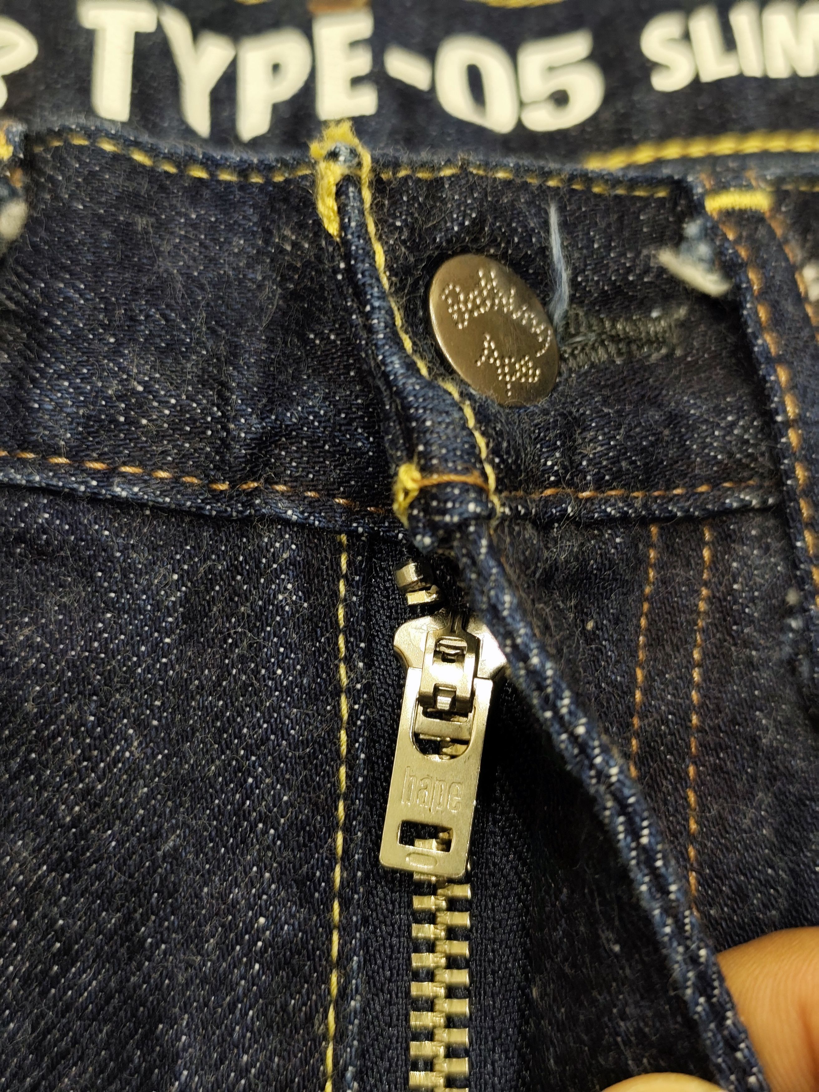 Bape Bathing ape selvedge jeans Size US 32 / EU 48 - 7 Thumbnail