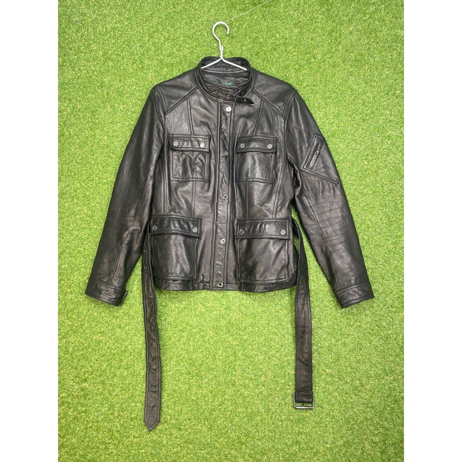 Ralph Lauren Lauren Ralph Lauren Leather Jacket Biker Size Large L Womens Size L / US 10 / IT 46 - 5 Thumbnail