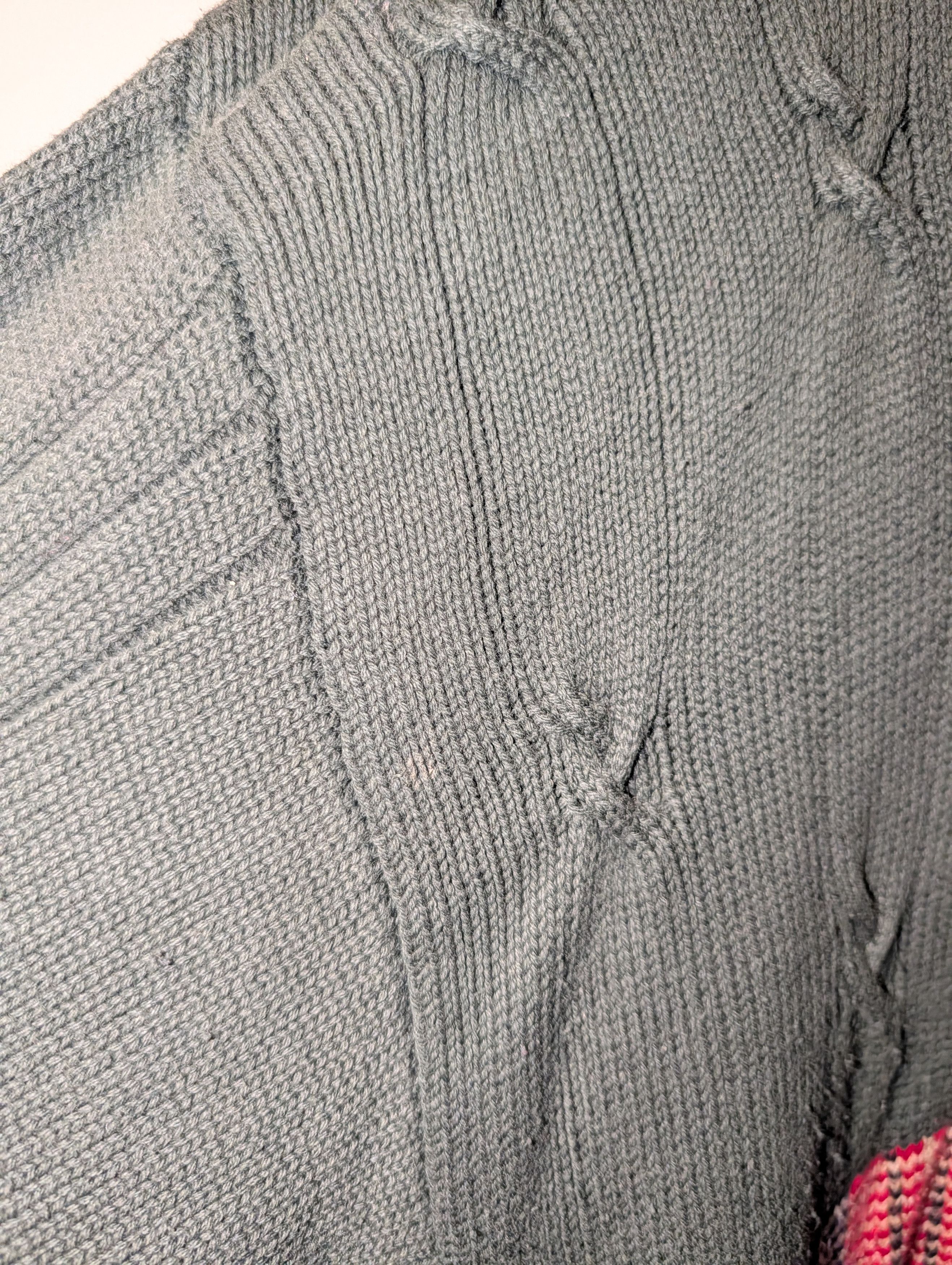 Nautica Vintage 90s Nautica Cozy Green Large Knitted Sweater Size US L / EU 52-54 / 3 - 3 Thumbnail