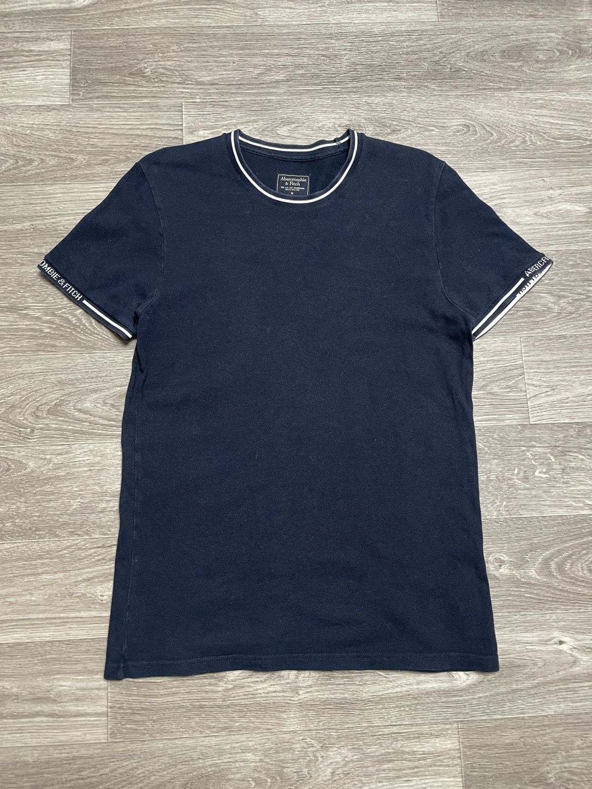 Abercrombie & Fitch Abercrombie Fitch Blue T-Shirt Y2K Streetwear Size US M / EU 48-50 / 2 - 1 Thumbnail