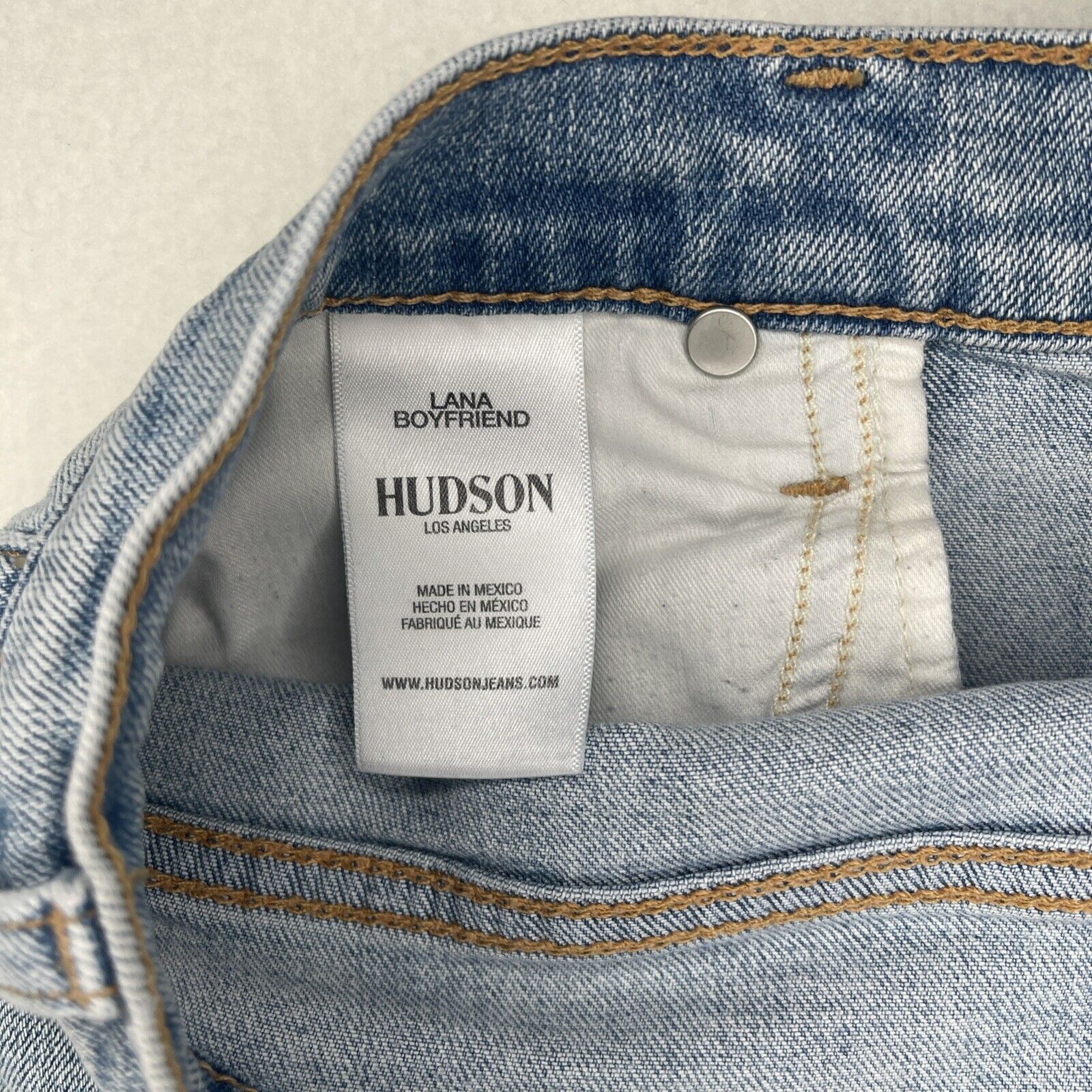 Hudson Hudson Jeans Lana Boyfriend Light Wash Size 27 Women's Size 27" / US 4 / IT 40 - 6 Thumbnail