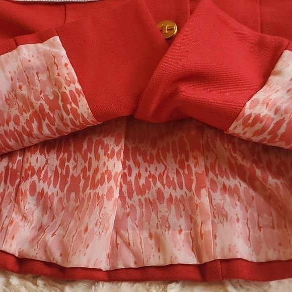 Vintage Cabi Beau Red Lined Long Slv Bow Closure Sz 6 Jacket Size M / US 6-8 / IT 42-44 - 15 Thumbnail