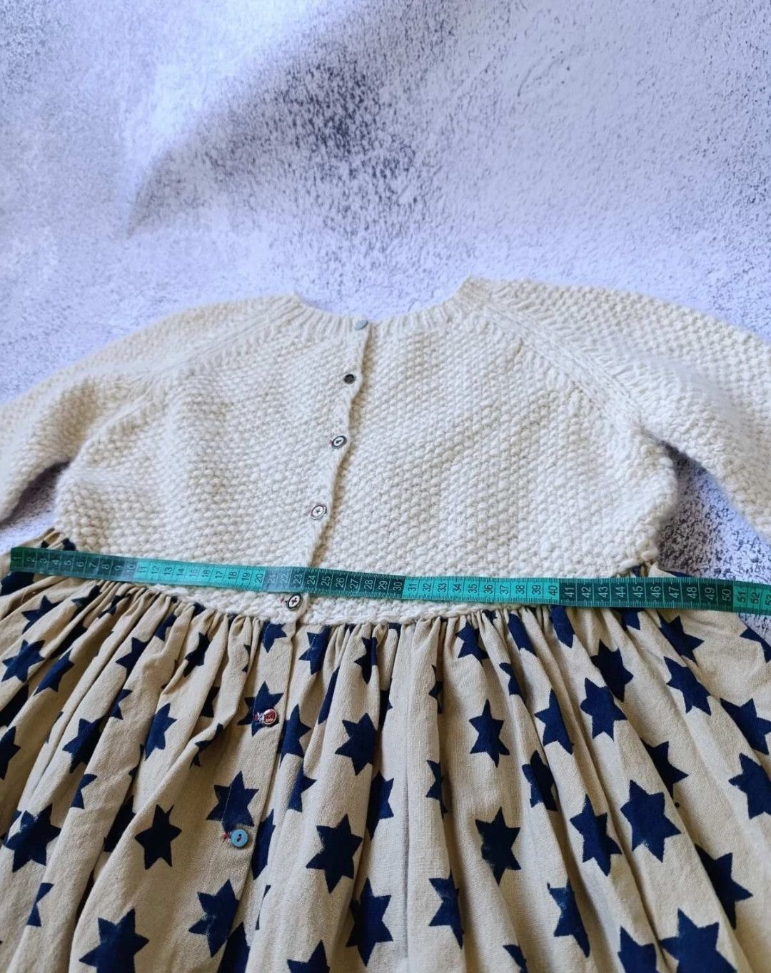 Handmade PERO WOOL MID-LENGHT HAND MADE DRESS MADE IN INDIA Size XS / US 0-2 / IT 36-38 - 20 Thumbnail