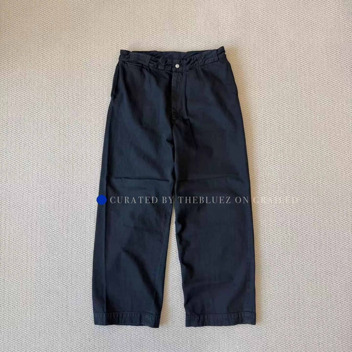 A.PRESSE Vintage Black Work Pants Size 32 Size US 32 / EU 48 - 1 Thumbnail
