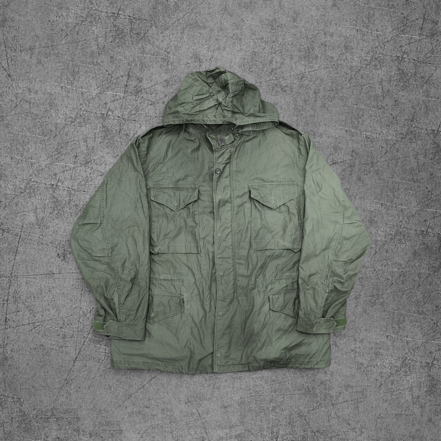 Vintage 60s 2nd pattern Vietnam war era M65 field jacket Size US XL / EU 56 / 4 - 2 Thumbnail
