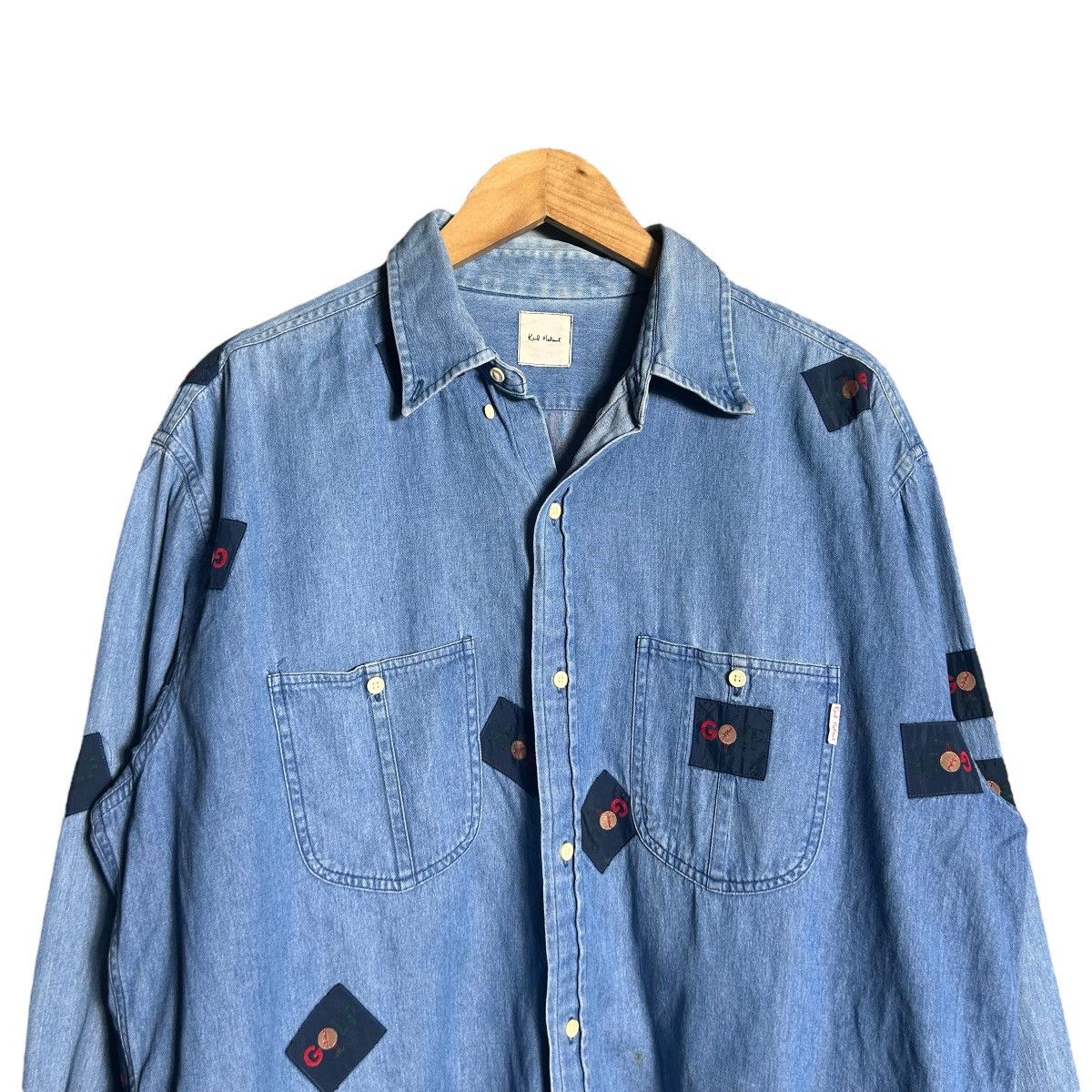 Karl Helmut Karl Helmut Button Up Long Sleeve Shirt Size US XL / EU 56 / 4 - 3 Thumbnail