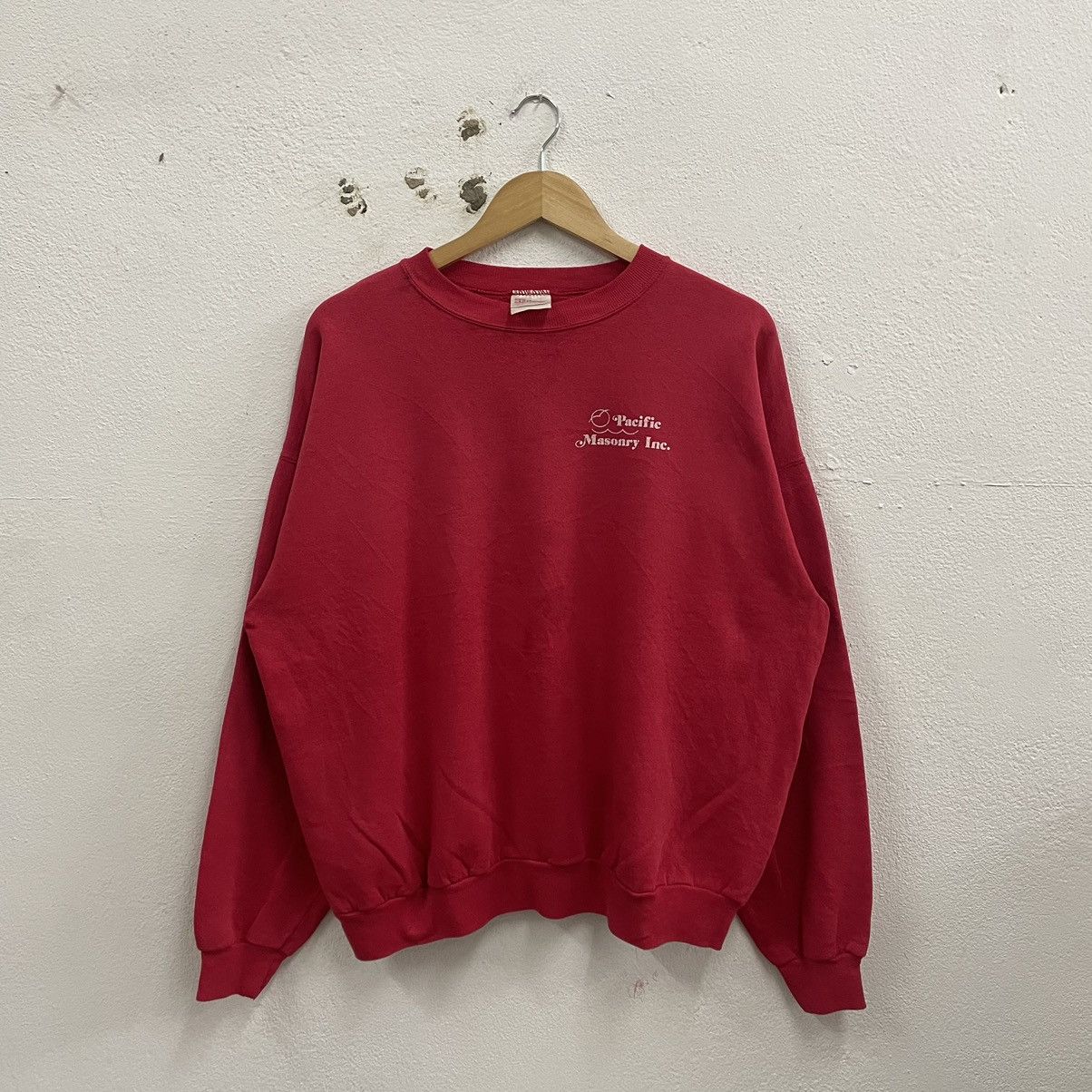 Vintage 🔥Vintage 90s Pacific Mansory Big Spellout Sweatshirts Size US L / EU 52-54 / 3 - 2 Thumbnail