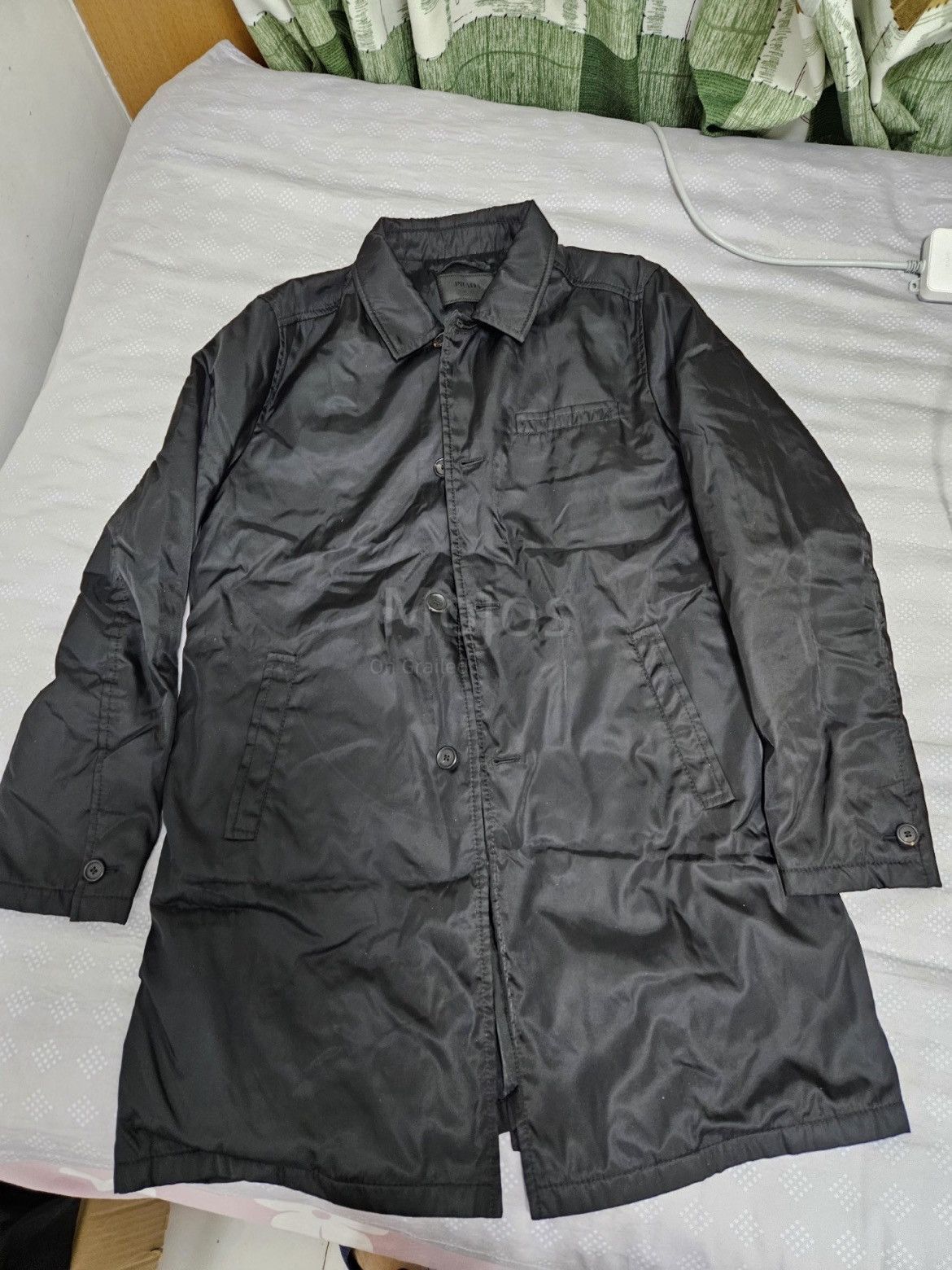Prada Prada Nylon Trench Coat-2508 Size US L / EU 52-54 / 3 - 3 Thumbnail