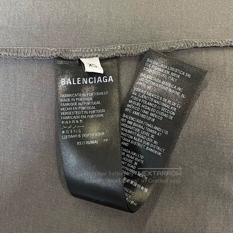 Balenciaga Balenciaga Coke Logo Grey Short Sleeve T-Shirt Size US XS / EU 42 / 0 - 6 Thumbnail