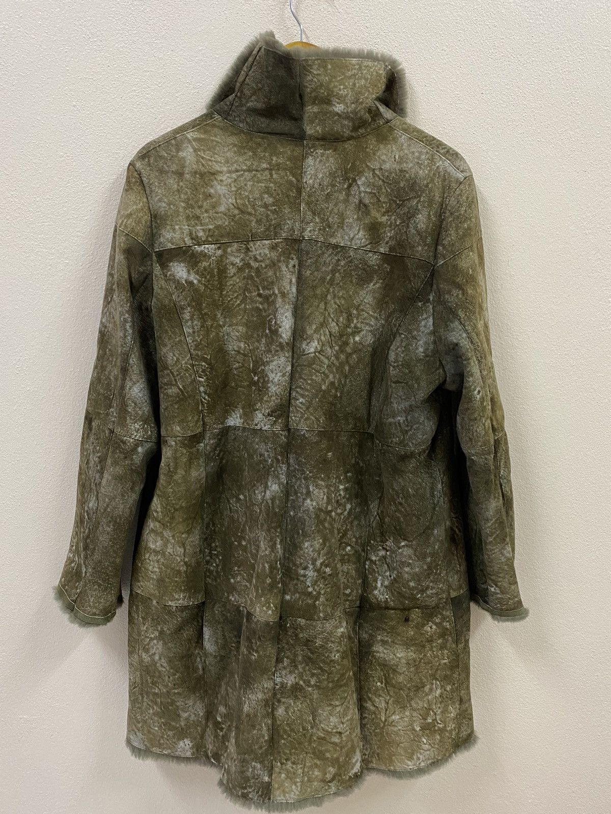 Vintage Vintage Leather Fur Rabbit Jacket Size L / US 10 / IT 46 - 2 Thumbnail