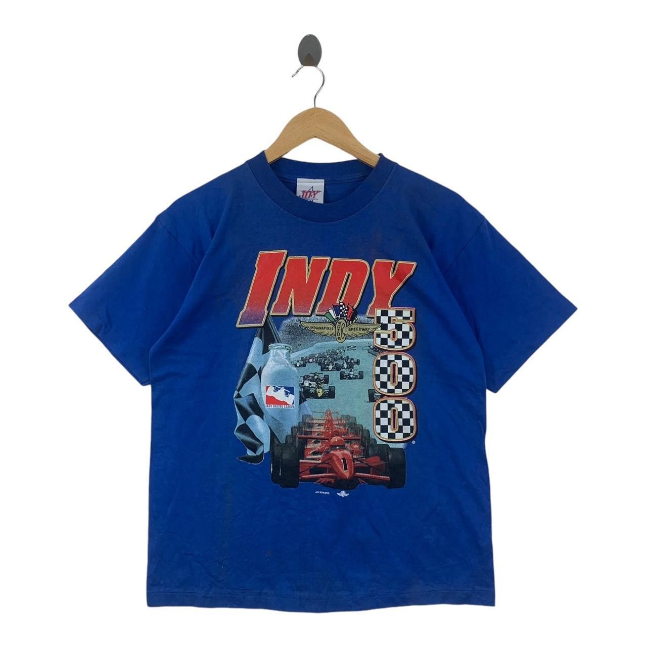 Vintage Vintage 90’ INDY RACING LEAGUE Indianapolis Motors Tee Size US XL / EU 56 / 4 - 1 Thumbnail
