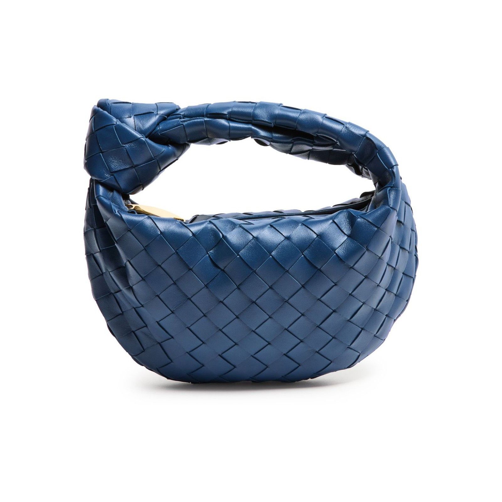 BOTTEGA VENETA Mini Jodie $2950 Blue Venezia Leather Top Han