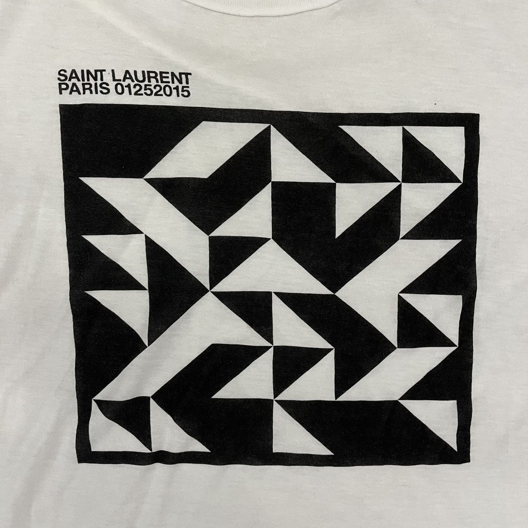 Saint Laurent Paris saint laurent optic hedi slimane aw15 tee Size US M / EU 48-50 / 2 - 4 Thumbnail