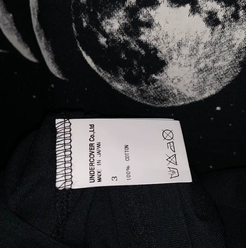 Undercover Undercover Size3 moon short-sleeved shirt black tee T-shirt Size US M / EU 48-50 / 2 - 5 Thumbnail